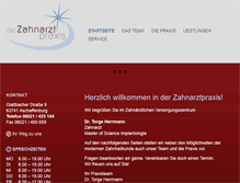 Tablet Screenshot of dr-herrmann-aschaffenburg.de